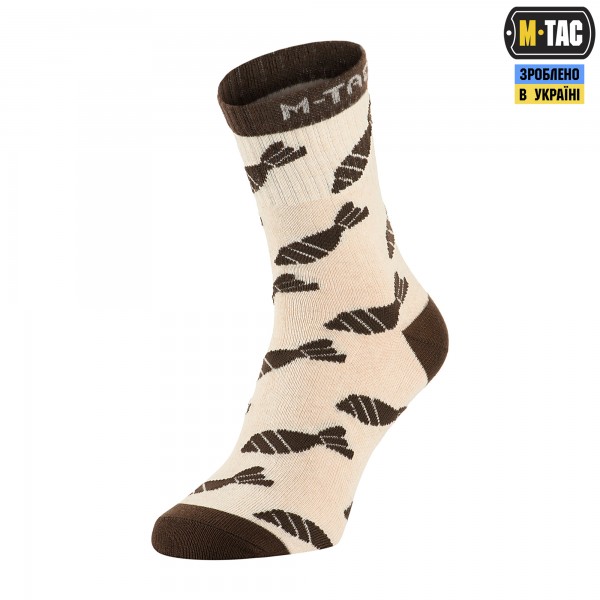 M-Tac носки легкие Mk.3 Mortar Bombs Sand - 30903813-39