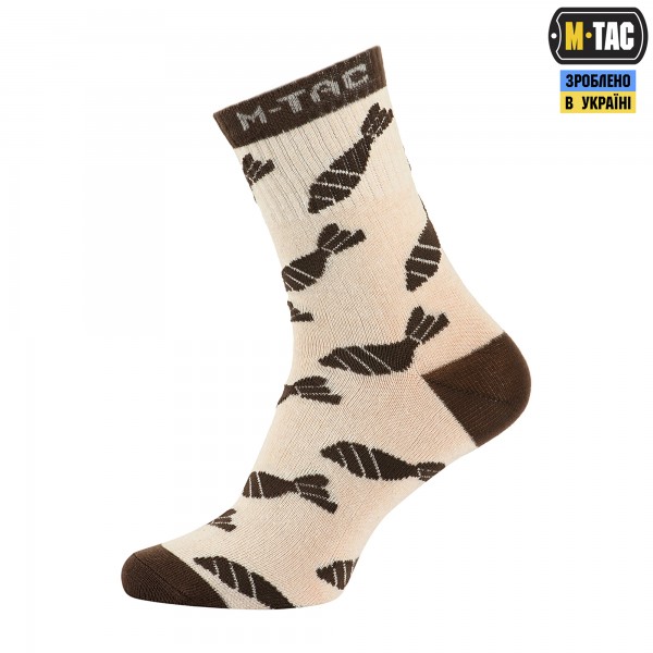 M-Tac носки легкие Mk.3 Mortar Bombs Sand - 30903813-39 M-Tac носки легкие Mk.3 Mortar Bombs Sand - 30903813-39