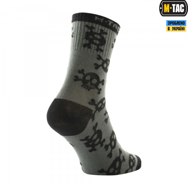 M-Tac шкарпетки легкі Mk.3 Pirate Skull Olive - 30903901-39 M-Tac шкарпетки легкі Mk.3 Pirate Skull Olive - 30903901-39