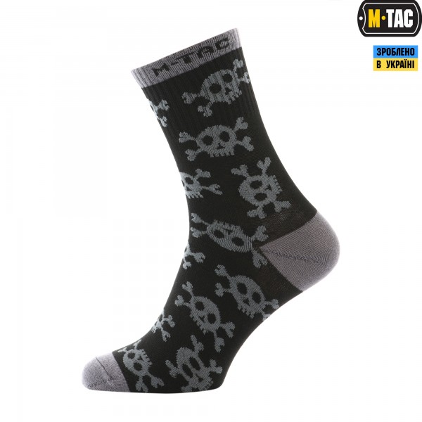 M-Tac шкарпетки легкі Mk.3 Pirate Skull Black - 30903902-39 M-Tac шкарпетки легкі Mk.3 Pirate Skull Black - 30903902-39