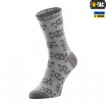 M-Tac носки легкие Mk.3 Pirate Skull Light Grey