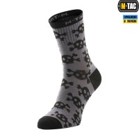 M-Tac шкарпетки легкі Mk.3 Pirate Skull Dark Grey