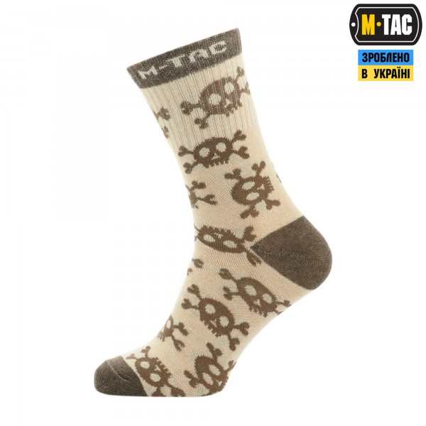 M-Tac шкарпетки легкі Mk.3 Pirate Skull Sand - 30903913-39 M-Tac шкарпетки легкі Mk.3 Pirate Skull Sand - 30903913-39