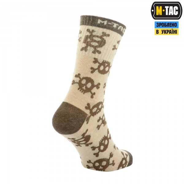M-Tac шкарпетки легкі Mk.3 Pirate Skull Sand - 30903913-39 M-Tac шкарпетки легкі Mk.3 Pirate Skull Sand - 30903913-39