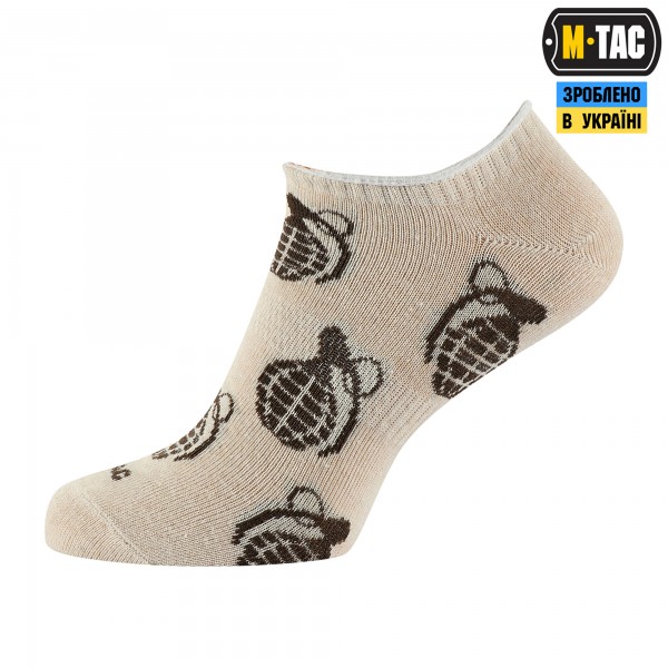 M-Tac носки летние легкие Grenades Sand - 30907713-39 M-Tac носки летние легкие Grenades Sand - 30907713-39