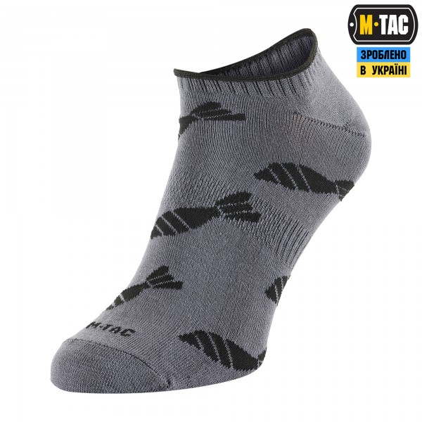 M-Tac носки летние легкие Mortar Bombs Dark Grey - 30907812-39