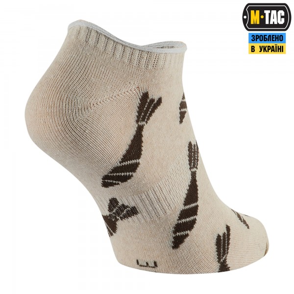 M-Tac шкарпетки літні легкі Mortar Bombs Sand - 30907813-39 M-Tac шкарпетки літні легкі Mortar Bombs Sand - 30907813-39