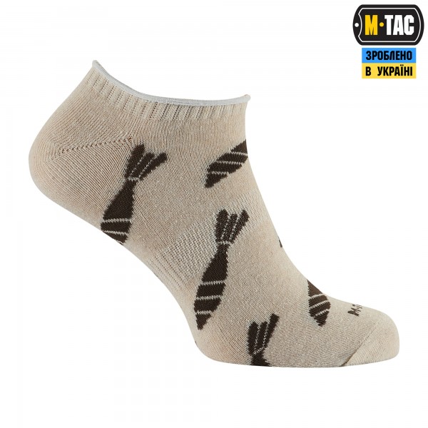 M-Tac шкарпетки літні легкі Mortar Bombs Sand - 30907813-39 M-Tac шкарпетки літні легкі Mortar Bombs Sand - 30907813-39