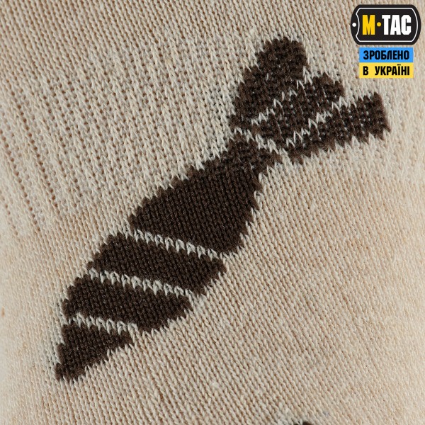 M-Tac шкарпетки літні легкі Mortar Bombs Sand - 30907813-39 M-Tac шкарпетки літні легкі Mortar Bombs Sand - 30907813-39