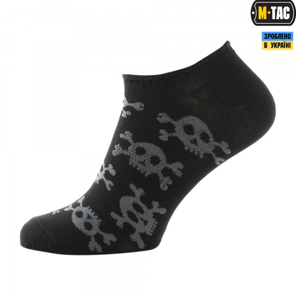 M-Tac шкарпетки літні легкі Pirate Skull Black - 30907902-39 M-Tac шкарпетки літні легкі Pirate Skull Black - 30907902-39
