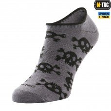 M-Tac носки летние легкие Pirate Skull Dark Grey