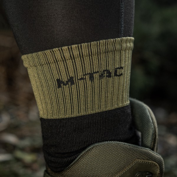 M-Tac шкарпетки зимові Ranger Wool Black/Olive - 30908121-40 M-Tac шкарпетки зимові Ranger Wool Black/Olive - 30908121-40