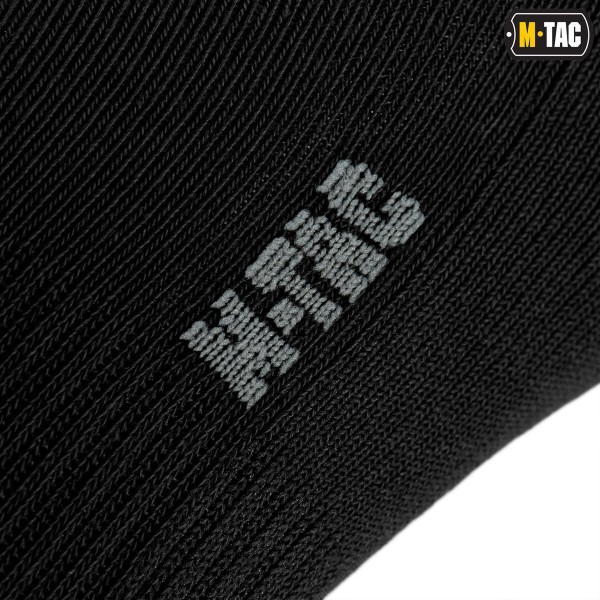 M-Tac шкарпетки Tactical Socks Cotton 68% Black - 30910002-35