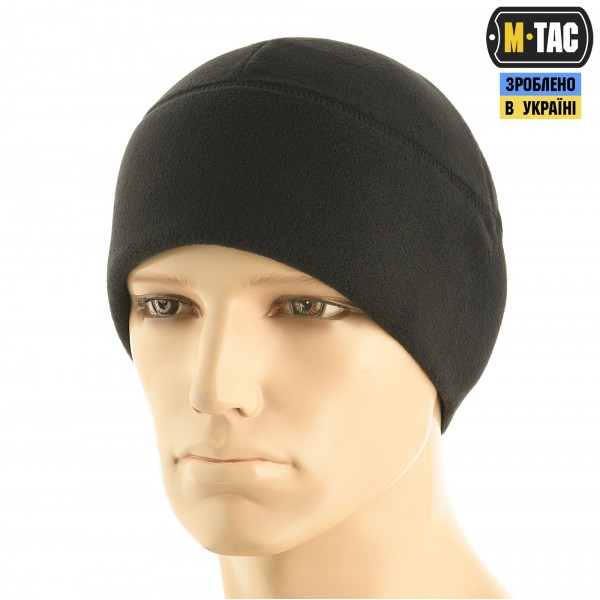 M-Tac шапка Watch Cap Premium флис (250г/м2) Black - 40023002-S