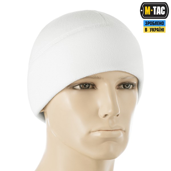M-Tac шапка Watch Cap Elite флис (320г/м2) White - 40027036 M-Tac шапка Watch Cap Elite флис (320г/м2) White - 40027036