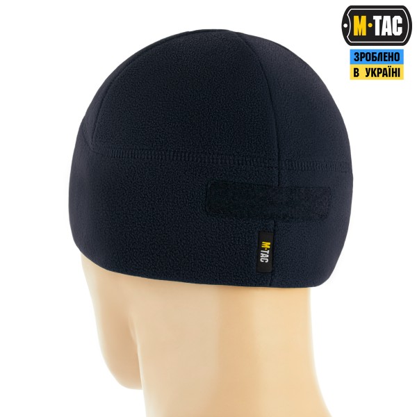 M-Tac шапка Watch Cap Elite флис (320г/м2) с липучкой Dark Navy Blue - 40029015 M-Tac шапка Watch Cap Elite флис (320г/м2) с липучкой Dark Navy Blue - 40029015