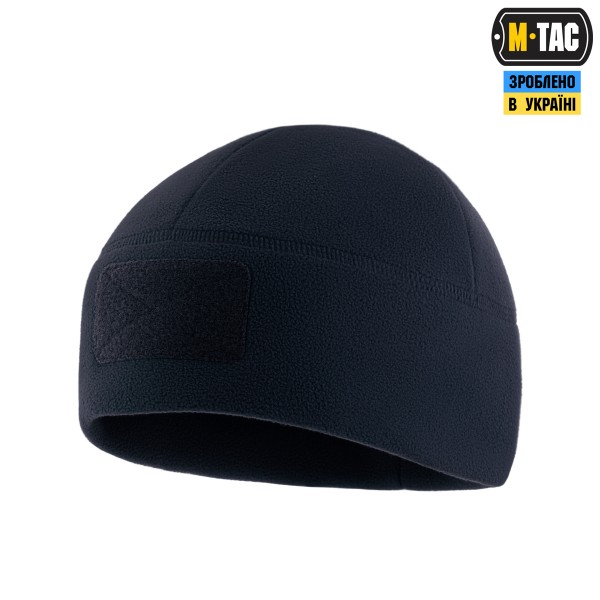 M-Tac шапка Watch Cap Elite флис (320г/м2) с липучкой Dark Navy Blue - 40029015 M-Tac шапка Watch Cap Elite флис (320г/м2) с липучкой Dark Navy Blue - 40029015