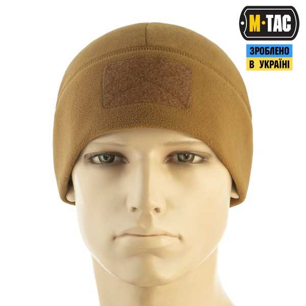 M-Tac шапка Watch Cap Elite фліс (320г/м2) з липучкою Coyote Brown - 40029017