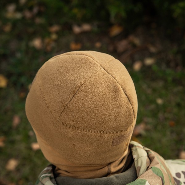 M-Tac шапка Watch Cap Elite фліс (320г/м2) з липучкою Coyote Brown - 40029017