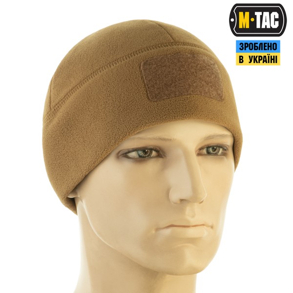 M-Tac шапка Watch Cap Elite фліс (320г/м2) з липучкою Coyote Brown - 40029017