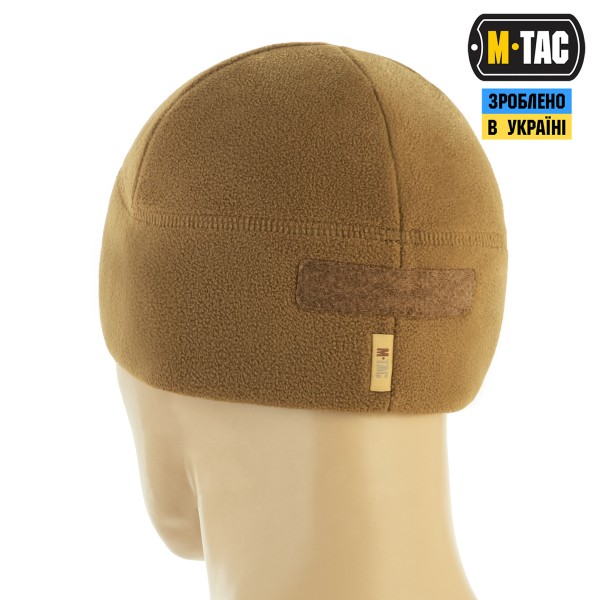 M-Tac шапка Watch Cap Elite фліс (320г/м2) з липучкою Coyote Brown - 40029017