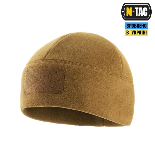 M-Tac шапка Watch Cap Elite фліс (320г/м2) з липучкою Coyote Brown - 40029017