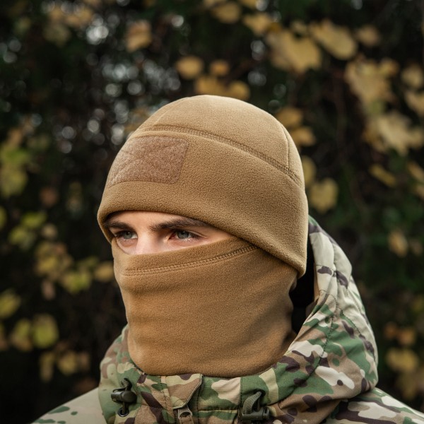 M-Tac шапка Watch Cap Elite фліс (320г/м2) з липучкою Coyote Brown - 40029017