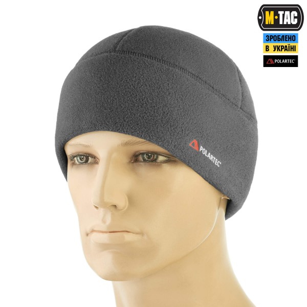 M-Tac шапка Watch Cap Polartec Cold Weather Dark Grey - 40030012-L