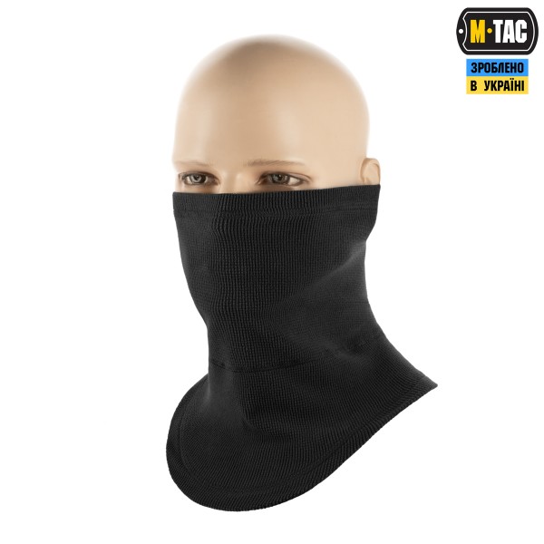 M-Tac шарф-труба анатомический микрофлис рип-стоп Black - 40418002-S/M
