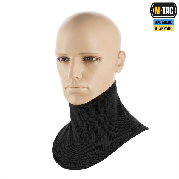 M-Tac шарф-труба анатомический микрофлис рип-стоп Black - 40418002-S/M