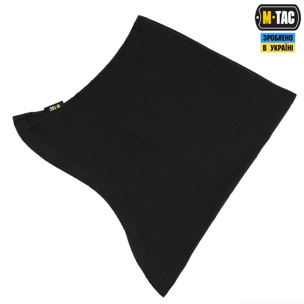 M-Tac шарф-труба анатомический микрофлис рип-стоп Black - 40418002-S/M