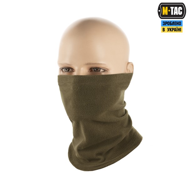 M-Tac шарф-труба микрофлис рип-стоп Dark Olive - 40419048-S/M