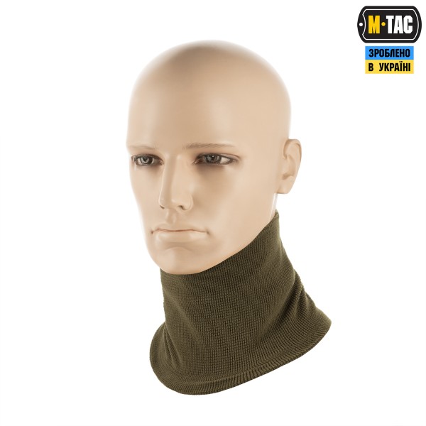 M-Tac шарф-труба микрофлис рип-стоп Dark Olive - 40419048-S/M