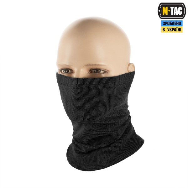 M-Tac шарф-труба длинный микрофлис рип-стоп Black - 40420002-L/XL