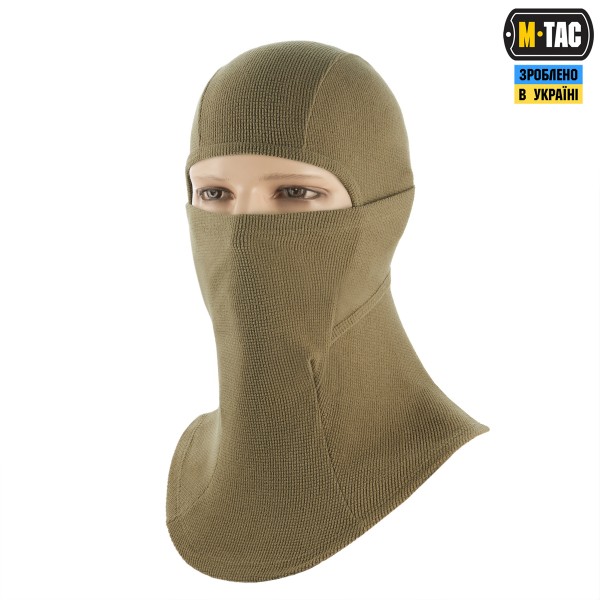 M-Tac балаклава-ниндзя Pro микрофлис рип-стоп Tan - 40421003-S