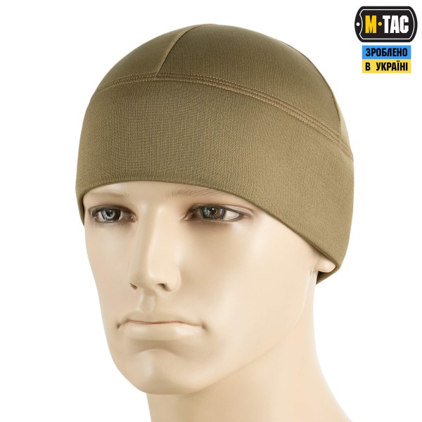 M-Tac шапка-підшоломник мікрофліс ріп-стоп Tan - 40423003-M