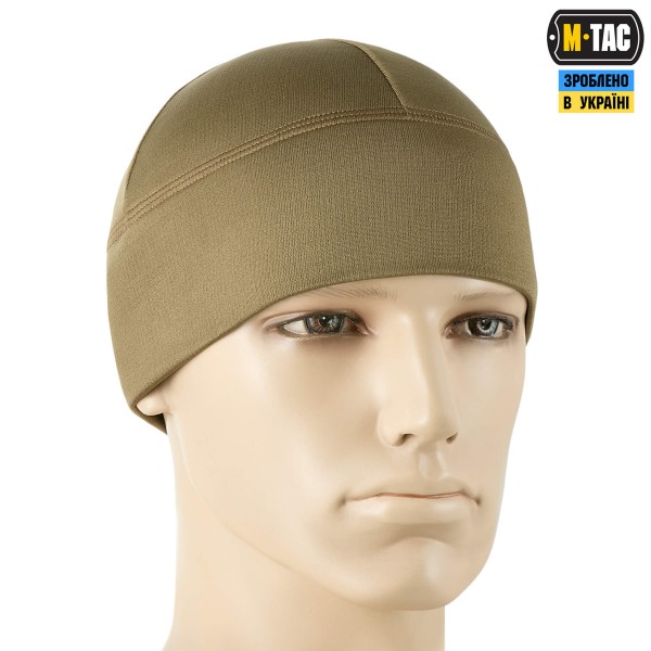 M-Tac шапка-підшоломник мікрофліс ріп-стоп Tan - 40423003-M M-Tac шапка-підшоломник мікрофліс ріп-стоп Tan - 40423003-M