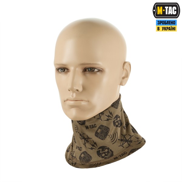 M-Tac шарф-труба микрофлис Drone Pattern Tan - 40424003-L/XL M-Tac шарф-труба микрофлис Drone Pattern Tan - 40424003-L/XL
