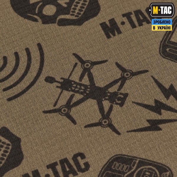 M-Tac шарф-труба микрофлис Drone Pattern Tan - 40424003-L/XL M-Tac шарф-труба микрофлис Drone Pattern Tan - 40424003-L/XL