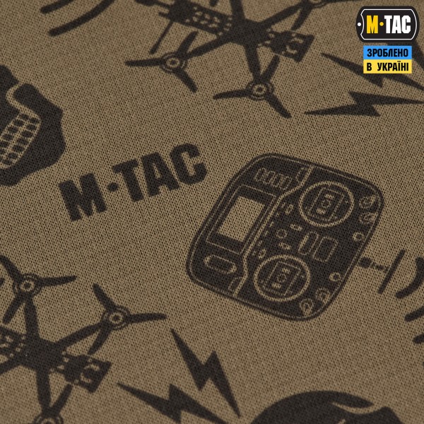M-Tac шарф-труба микрофлис Drone Pattern Tan - 40424003-L/XL M-Tac шарф-труба микрофлис Drone Pattern Tan - 40424003-L/XL