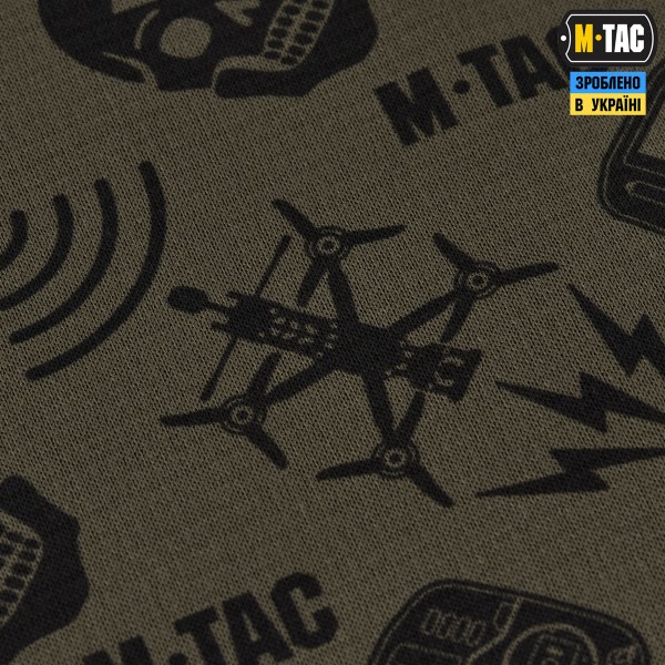 M-Tac шарф-труба микрофлис Drone Pattern Dark Olive - 40424048-L/XL M-Tac шарф-труба микрофлис Drone Pattern Dark Olive - 40424048-L/XL