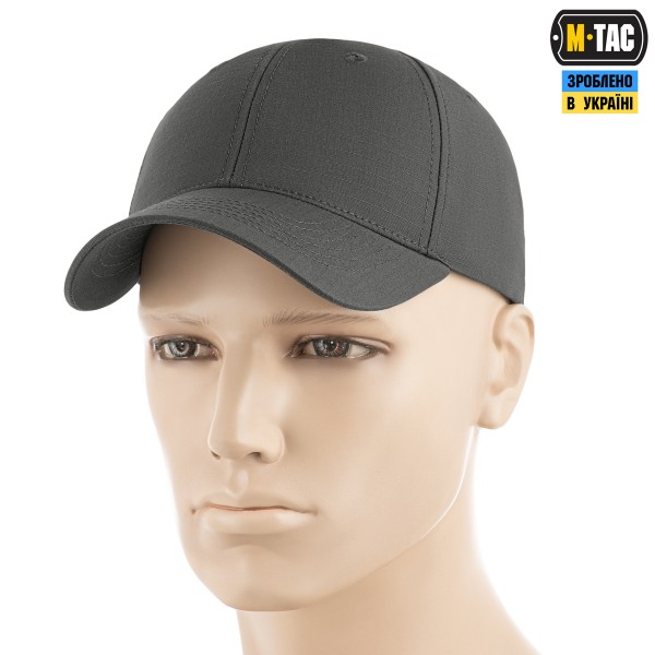 M-Tac бейсболка Elite Flex ріп-стоп Wolf Grey - 40520018-L/XL