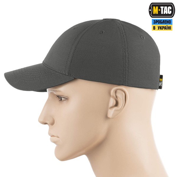 M-Tac бейсболка Elite Flex ріп-стоп Wolf Grey - 40520018-L/XL M-Tac бейсболка Elite Flex ріп-стоп Wolf Grey - 40520018-L/XL