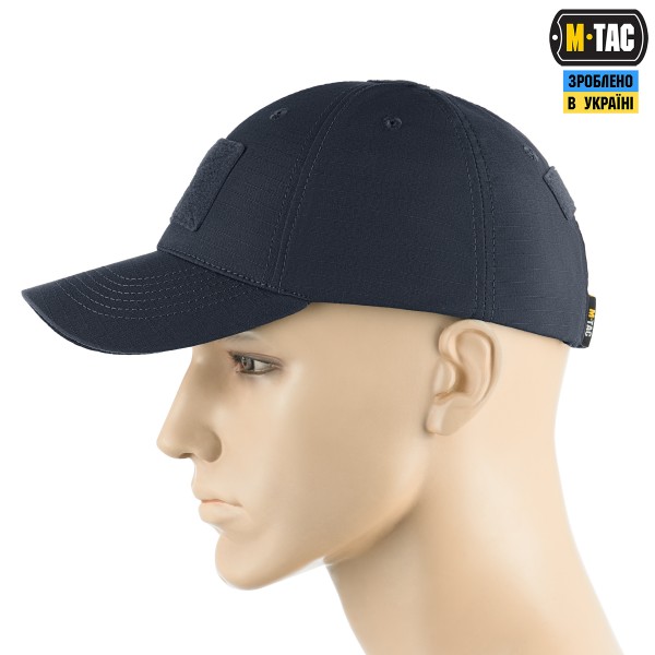 M-Tac бейсболка тактична Elite Flex ріп-стоп Dark Navy Blue - 40523015 M-Tac бейсболка тактична Elite Flex ріп-стоп Dark Navy Blue - 40523015