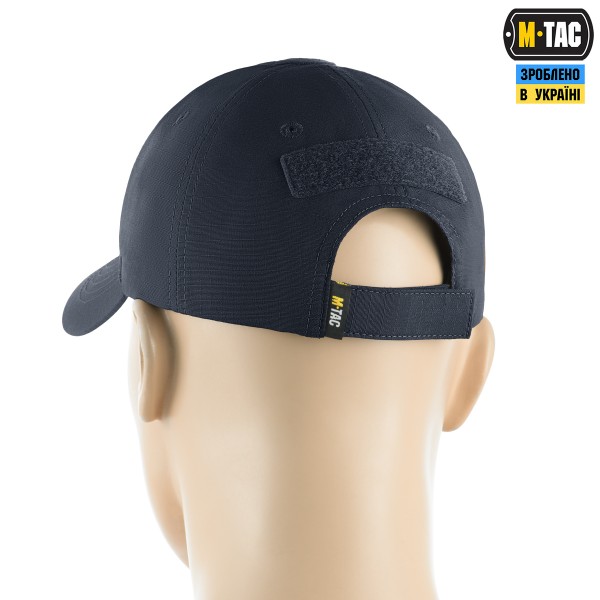 M-Tac бейсболка тактична Elite Flex ріп-стоп Dark Navy Blue - 40523015 M-Tac бейсболка тактична Elite Flex ріп-стоп Dark Navy Blue - 40523015