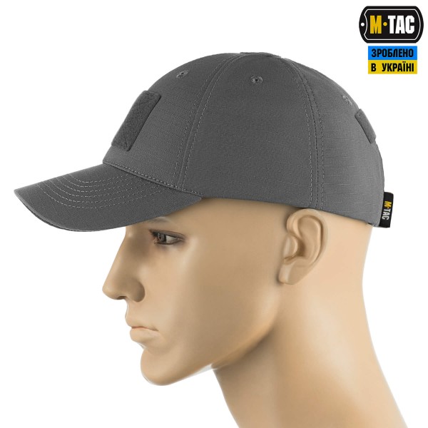 M-Tac бейсболка тактична Elite Flex ріп-стоп Wolf Grey - 40523018-S/M M-Tac бейсболка тактична Elite Flex ріп-стоп Wolf Grey - 40523018-S/M