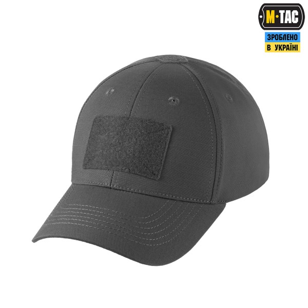 M-Tac бейсболка тактична Elite Flex ріп-стоп Wolf Grey - 40523018-S/M M-Tac бейсболка тактична Elite Flex ріп-стоп Wolf Grey - 40523018-S/M