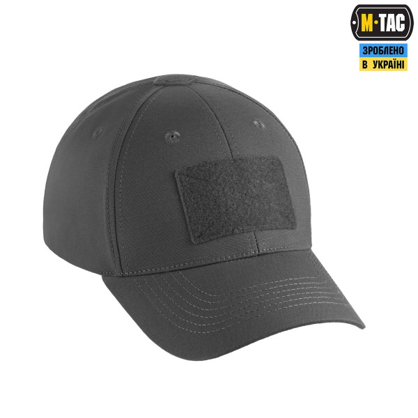 M-Tac бейсболка тактична Elite Flex ріп-стоп Wolf Grey - 40523018-S/M M-Tac бейсболка тактична Elite Flex ріп-стоп Wolf Grey - 40523018-S/M