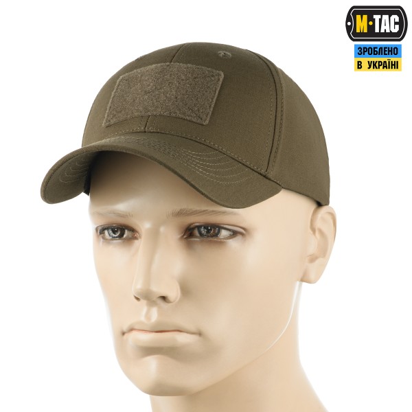 M-Tac бейсболка тактическая Elite Flex рип-стоп Dark Olive - 40523048