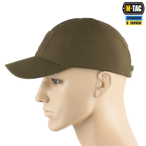 M-Tac бейсболка тактическая Elite Flex рип-стоп Dark Olive - 40523048